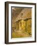 A Child at the Doorway of a Thatched Cottage-Helen Allingham-Framed Giclee Print