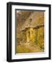 A Child at the Doorway of a Thatched Cottage-Helen Allingham-Framed Giclee Print