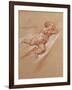 A Child chalk on paper-Jean Baptiste Greuze-Framed Premium Giclee Print