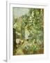 A Child in the Rosebeds, 1881-Berthe Morisot-Framed Giclee Print