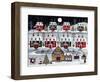 A Child is Born Christmas Skating Village-Cheryl Bartley-Framed Giclee Print