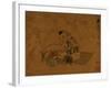 A Child Playing with Marionettes-Chen Hongshou-Framed Giclee Print