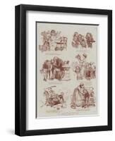 A Child's Christmas Day-Adrien Emmanuel Marie-Framed Premium Giclee Print