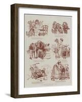 A Child's Christmas Day-Adrien Emmanuel Marie-Framed Giclee Print