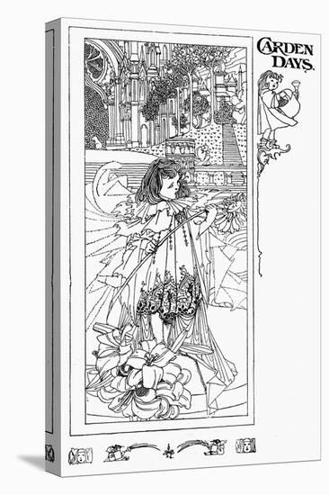A Child's Garden of-Charles Robinson-Stretched Canvas