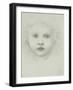 A Child's Head, 1883-Edward Burne-Jones-Framed Giclee Print