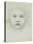 A Child's Head, 1883-Edward Burne-Jones-Stretched Canvas