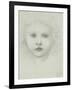 A Child's Head, 1883-Edward Burne-Jones-Framed Giclee Print