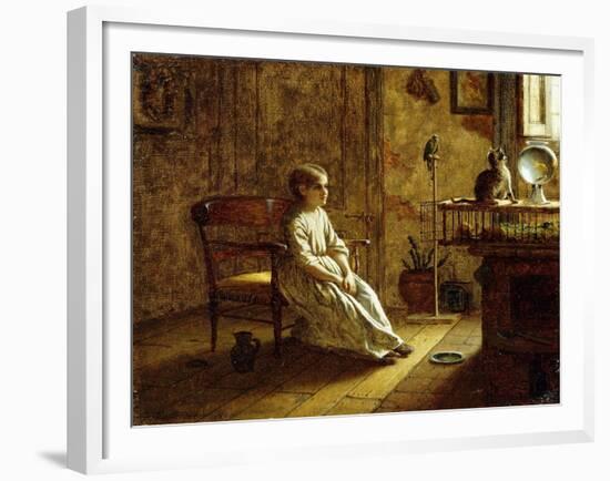 A Child's Menagerie, 1859-Eastman Johnson-Framed Giclee Print