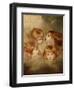 A Child's Portrait In Different Views: Angel's Heads, 1787-Sir Joshua Reynolds-Framed Giclee Print