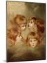 A Child's Portrait In Different Views: Angel's Heads, 1787-Sir Joshua Reynolds-Mounted Giclee Print