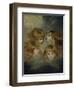 A Child's Portrait in Different Views: 'Angel's Heads'-Sir Joshua Reynolds-Framed Giclee Print