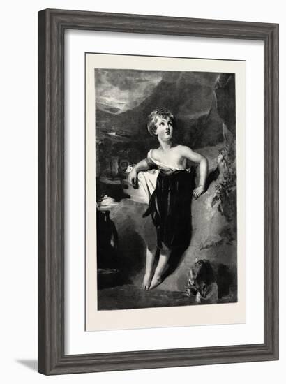 A Child with a Kid, 1890-Thomas Lawrence-Framed Giclee Print