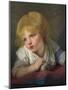 A Child with an Apple, Second Half of the 18th C-Jean-Baptiste Greuze-Mounted Giclee Print