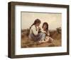 A Childhood Idyll-William-Adolphe Bouguereau-Framed Art Print