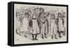 A Children's School Festival at St Andrew'S, Stockwell, the Maypole Dance-Charles Paul Renouard-Framed Stretched Canvas