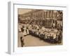 A childrens tea party in an East End Street in London, to celebrate the Treaty of Versailles at t-null-Framed Photographic Print