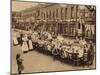 A childrens tea party in an East End Street in London, to celebrate the Treaty of Versailles at t-null-Mounted Photographic Print