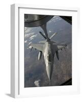 A Chilean Air Force F-16 Refuels from a U.S. Air Force Kc-135 Stratotanker-Stocktrek Images-Framed Photographic Print