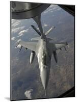 A Chilean Air Force F-16 Refuels from a U.S. Air Force Kc-135 Stratotanker-Stocktrek Images-Mounted Photographic Print