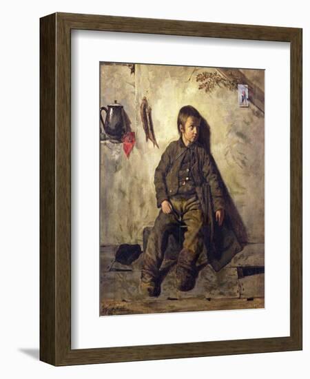 A Chimney Sweep from Savoie, 1832-Auguste De Chatillon-Framed Giclee Print