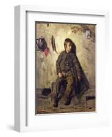 A Chimney Sweep from Savoie, 1832-Auguste De Chatillon-Framed Giclee Print
