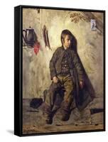 A Chimney Sweep from Savoie, 1832-Auguste De Chatillon-Framed Stretched Canvas