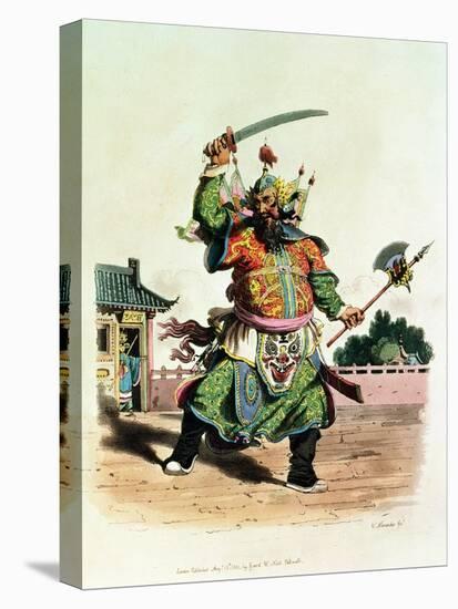 A Chinese Comedian, Illustration from "The Costume of China," 1805-William Alexander-Stretched Canvas