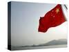 A Chinese Flag Flutters-null-Stretched Canvas