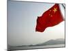 A Chinese Flag Flutters-null-Mounted Photographic Print