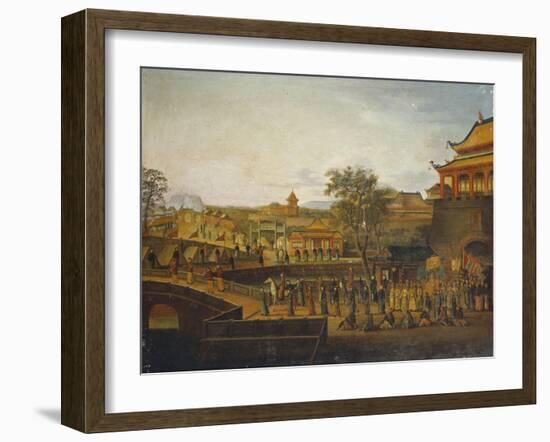 A Chinese Imperial Procession-null-Framed Giclee Print