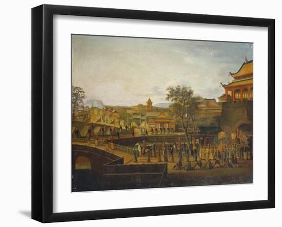 A Chinese Imperial Procession-null-Framed Giclee Print
