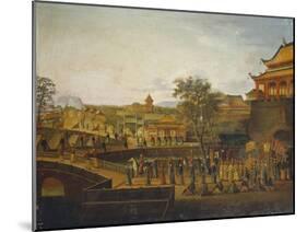 A Chinese Imperial Procession-null-Mounted Giclee Print