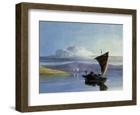 A Chinese Junk-George Chinnery-Framed Giclee Print