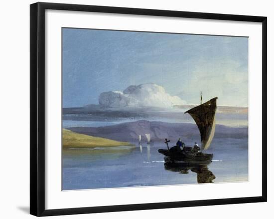 A Chinese Junk-George Chinnery-Framed Giclee Print