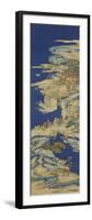 A Chinese Kesi Coloured Silk Panel Depicting Daoist Immortals-null-Framed Giclee Print