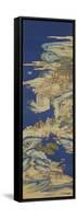 A Chinese Kesi Coloured Silk Panel Depicting Daoist Immortals-null-Framed Stretched Canvas