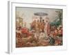 A Chinese Marriage, Study for a Tapestry Cartoon, C.1742-Francois Boucher-Framed Giclee Print