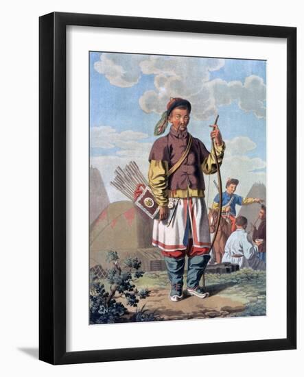 'A Chinese Officer', 19th century-E Karnejeff-Framed Giclee Print