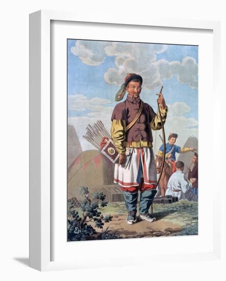 'A Chinese Officer', 19th century-E Karnejeff-Framed Giclee Print