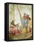 A Chinese Prince before a Soothsayer-Giandomenico Tiepolo-Framed Stretched Canvas