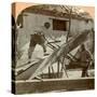 A Chinese Saw Mill, Peking, China, 1900-null-Stretched Canvas