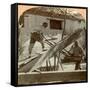 A Chinese Saw Mill, Peking, China, 1900-null-Framed Stretched Canvas