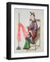 A Chinese Woman Making a Fishing Net, Qianlong Period (1736-96)-Leonetto Cappiello-Framed Giclee Print