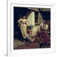 A Chip Off the Old Block, 1905-Walter Langley-Framed Giclee Print