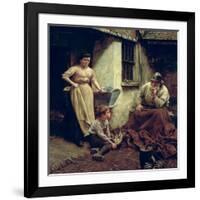 A Chip Off the Old Block, 1905-Walter Langley-Framed Giclee Print