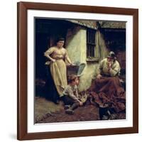 A Chip Off the Old Block, 1905-Walter Langley-Framed Giclee Print