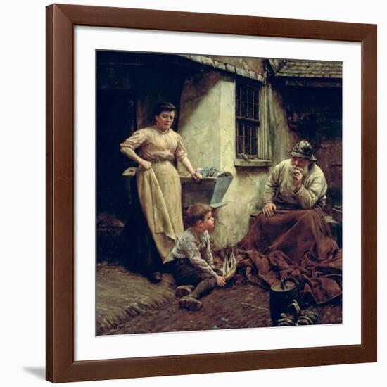 A Chip Off the Old Block, 1905-Walter Langley-Framed Giclee Print