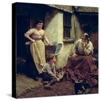 A Chip Off the Old Block, 1905-Walter Langley-Stretched Canvas