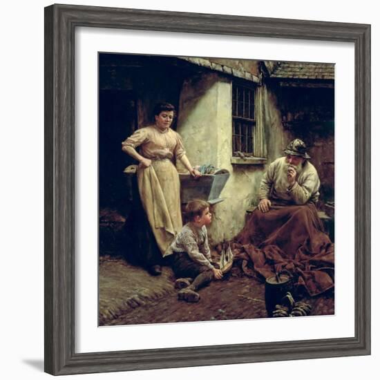 A Chip Off the Old Block, 1905-Walter Langley-Framed Giclee Print